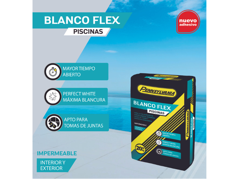 Lanzamiento Adhesivo Blanco Flexible